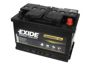Baterie auto EXIDE Equipment Gel ES650, tensiune 12 V, amperaj 56 Ah, curent pornire 460 A, borna dreapta plus