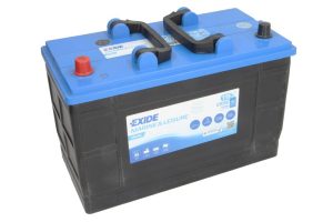 Baterie auto EXIDE Marine and Leisure DUAL ER550, tensiune 12 V, amperaj 115 Ah, curent pornire 760 A, borna stanga plus