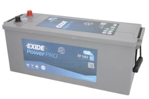 Baterie camion EXIDE Power PRO EF1453, tensiune 12 V, amperaj 145 Ah, curent pornire 900 A, borna stanga plus