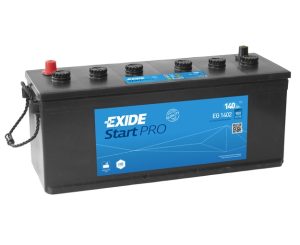 Baterie camion EXIDE Start PRO EG1402, tensiune 12 V, amperaj 140 Ah, curent pornire 900 A, borna dreapta plus