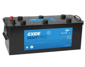 Baterie camion EXIDE Start PRO EG1353, tensiune 12 V, amperaj 135 Ah, curent pornire 1000 A, borna stanga plus