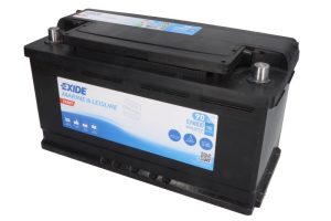 Baterie auto EXIDE Marine and Leisure START EN800, tensiune 12 V, amperaj 90 Ah, curent pornire 720 A, borna dreapta plus