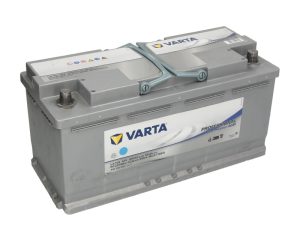 Baterie auto VARTA LA105 Professional Dual Purpose AGM 840105095, tensiune 12 V, amperaj 105 Ah, curent pornire 950 A, borna dreapta plus