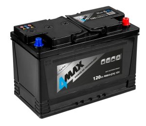 Baterie camion 4MAX BAT120/900R/4MAX+, tensiune 12 V, amperaj 120 Ah, curent pornire 900 A, dreapta plus