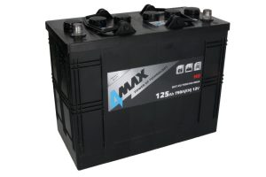 Baterie camion 4MAX HD BAT125/750R/HD/4MAX, tensiune 12 V, amperaj 125 Ah, curent pornire 750 A, dreapta plus