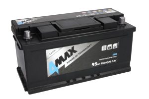 Baterie auto 4MAX Start Stop EFB BAT95/850R/EFB/4MAX, tensiune 12 V, amperaj 95 Ah, curent pornire 850 A, dreapta plus