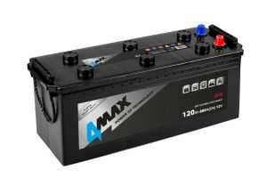 Baterie camion 4MAX SHD BAT120/680L/SHD/4MAX+, tensiune 12 V, amperaj 120 Ah, curent pornire 680 A, stanga plus