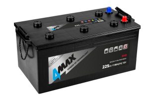 Baterie camion 4MAX SHD BAT225/1150L/SHD/4MAX+, tensiune 12 V, amperaj 225 Ah, curent pornire 1150 A, stanga plus