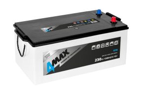 Baterie camion 4MAX EFB BAT230/1200L/EFB/4MAX+, tensiune 12 V, amperaj 230 Ah, curent pornire 1200 A, stanga plus