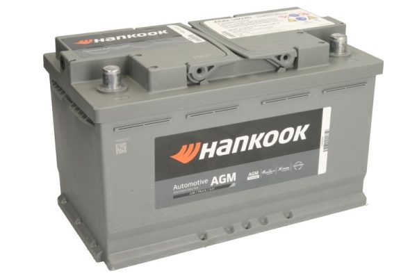 Baterie auto HANKOOK Start Stop AGM AGM58020, tensiune 12 V, amperaj 80 Ah, curent pornire 800 A, borna dreapta plus