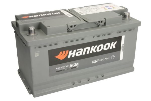 Baterie auto HANKOOK Start Stop AGM AGM59520, tensiune 12 V, amperaj 95 Ah, curent pornire 850 A, borna dreapta plus