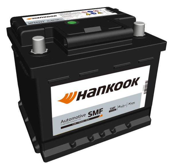 Baterie auto HANKOOK SMF MF54321, tensiune 12 V, amperaj 45 Ah, curent pornire 450 A, borna dreapta plus