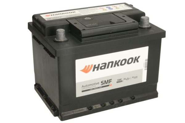 Baterie auto HANKOOK SMF MF56077, tensiune 12 V, amperaj 60 Ah, curent pornire 510 A, borna dreapta plus