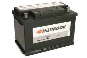 Baterie auto HANKOOK SMF MF57412, tensiune 12 V, amperaj 74 Ah, curent pornire 680 A, borna dreapta plus