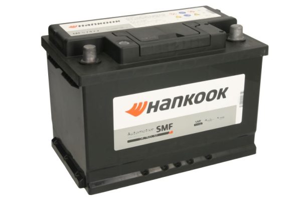 Baterie auto HANKOOK SMF MF57412, tensiune 12 V, amperaj 74 Ah, curent pornire 680 A, borna dreapta plus
