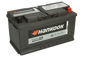 Baterie auto HANKOOK Start Stop EFB EFB59530, tensiune 12 V, amperaj 95 Ah, curent pornire 850 A, borna dreapta plus