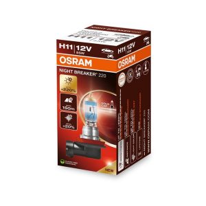 Bec halogen auto OSRAM Night Breaker 220 64211NB220, H11, 12V, 55W, PGJ19-2, cutie
