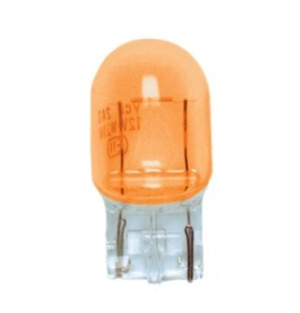 Bec auto semnalizator MAGNETI MARELLI 002052300000, 12V, 21W, WY21W, portocaliu, se vinde la set de 10 bucati/pret pe bucata