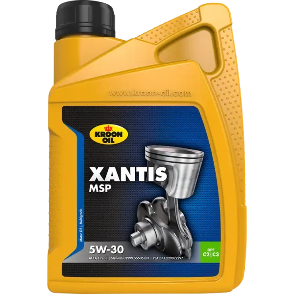 Ulei motor KROON OIL Xantis MSP 5W30 37657, volum 1 litru, sintetic