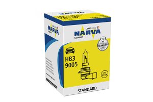 Bec far NARVA 48005, tip HB3, tensiune 12 V, P20D, tensiune 60 W
