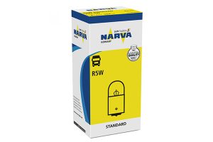 Set 10 bucati becuri camion, auxiliar, 24 V, R5W, NARVA 78174