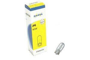 Bec fara soclu NARVA 17177, tensiune 12 V, W5W, putere 5W, comanda minima 10 bucati