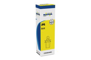 Set 10 bucati becuri camion, soclu verde, 24 V, 1.2W, NARVA 78188