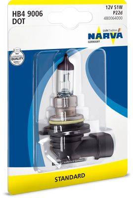 Bec far HB4 51W 12 V, blister, NARVA 48006NVAB1