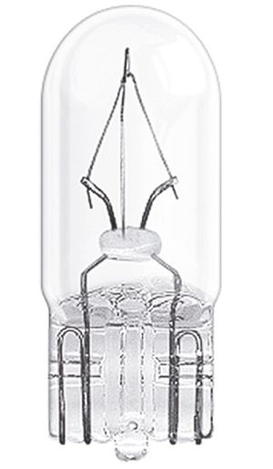 Bec auto semnalizator 12 V, W3W, W2,1x9,5d, original, OSRAM 2821, se vinde la set de 10 bucati/pret pe bucata