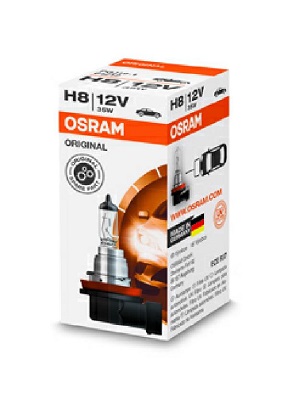 Bec far faza lunga 12 V, H8 35 W, original, OSRAM 64212