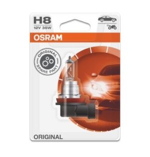 Bec far faza lunga 12 V, H8 35 W, original, blister, 1 bucata, OSRAM 64212-01B