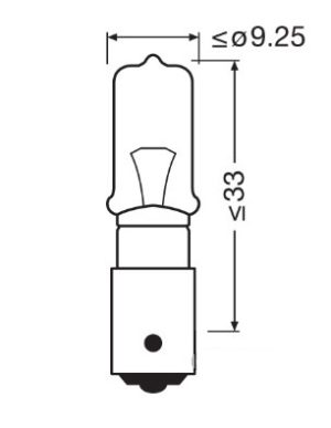 Bec camion semnalizator 24 V, H21W, original, OSRAM 64138