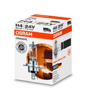 Bec camion far faza lunga 24 V, H4 75/70 W, original, OSRAM 64196