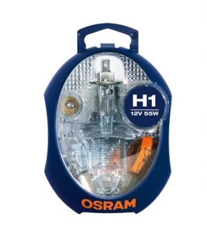Set becuri auto de rezerva 12 V, H1 OSRAM CLK H1