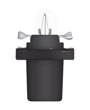 Bec bord cu mufa, B8.5D, soclu negru, 12 V, 1.2W, OSRAM 2721MF