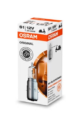 Bec moto far faza lunga 12 V, S1 25/25 W, original, OSRAM 64326