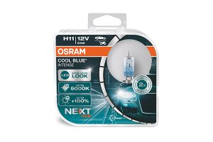 Set 2 becuri far faza lunga 12 V, H11 55 W Cool Blue Intense Nextgen OSRAM 64211CBN-HCB