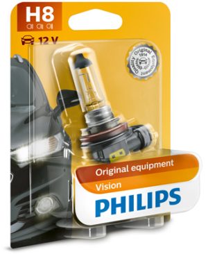 Bec far H8 12 V, PGJ19-1 35W PHILIPS 12360B1