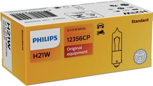 Bec semnalizare H21W 12 V, BAY9s, PHILIPS 12356CP