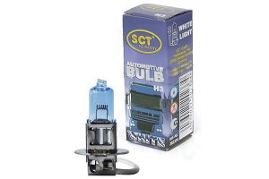 Bec proiector ceata H3 pentru camioane, 24 V, 70W PK22S Super White, SCT 44053