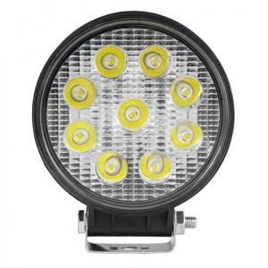 Proiector LED JBM 52414, 9 LED x 3 W, 1450 lumeni, rotund, lumina concentrata, IP68