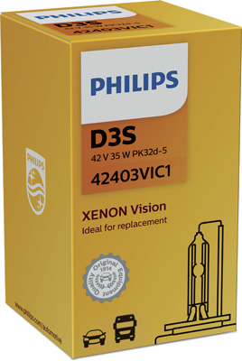 Bec xenon PHILIPS 42403VIC1, D3S 42V 35W PK32D-5, cutie