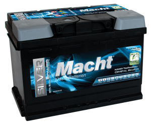 Baterie auto MACHT Silver Power 25874, tensiune 12 V, amperaj 65 Ah, curent pornire 640 A, 242 x 175 x 190 mm