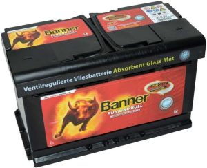 Baterie auto BANNER Running Bull 580 01, tensiune 12 V, amperaj 80 Ah, curent pornire 800 A