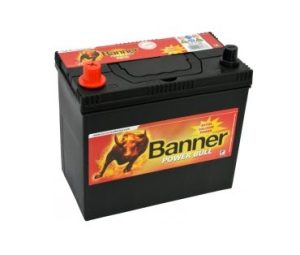 Baterie auto BANNER Power Bull P45 24, tensiune 12 V, amperaj 45 Ah, curent pornire 390 A