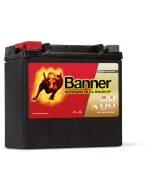 Baterie auto BANNER Running Bull BackUp 514 00, tensiune 12 V, amperaj 12 Ah, curent pornire 200A, borna Inversa stanga +