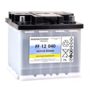 Baterie camion EXIDE Classic - VLA FF 12 040, tensiune 12 V, amperaj 50 Ah, borna tip camion