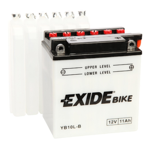 Baterie motocicleta EXIDE Conventional EBYB10L-B, tensiune 12 V, amperaj 11 Ah, curent pornire 130 A