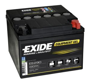 Baterie pornire EXIDE Equipment Gel ES 290, tensiune 12 V, amperaj 25 Ah, curent pornire 150 A