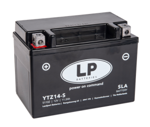 Baterie motocicleta LANDPORT AGM LP YTZ14-S, tensiune 12 V, amperaj 11.2 Ah, cu pachet acid